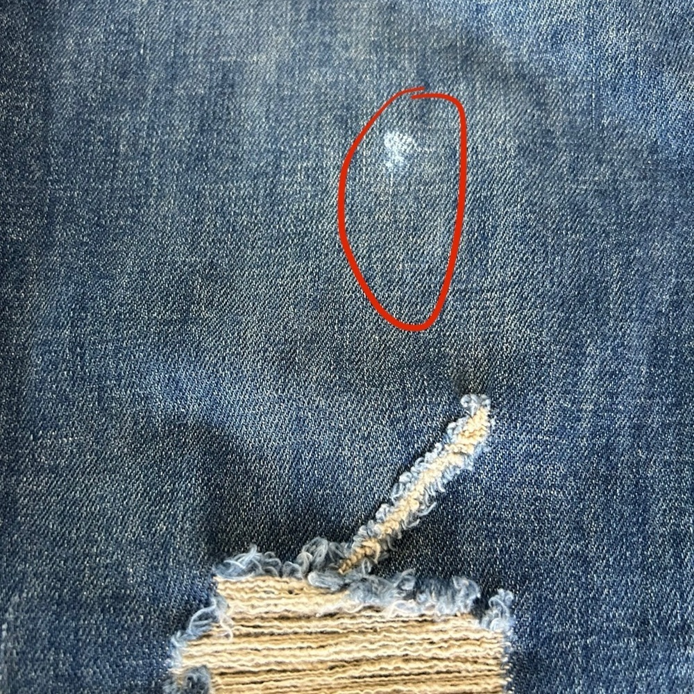 Anthropologie Pilcro The Slim Boyfriend Jeans Light Factory Distressed 
Size 31 - Picture 2 of 12